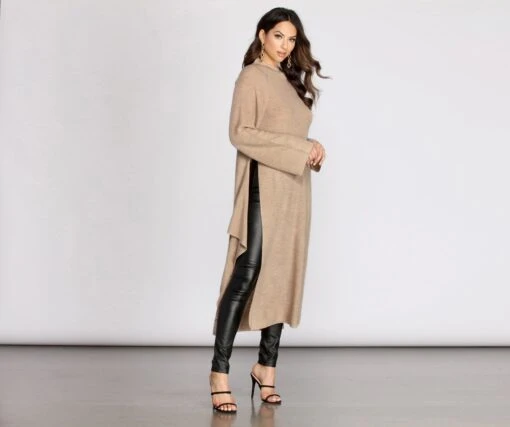 Windsor. Knit Mini Tie-Waist Sweater Dress -Specialtycookwareus 06005 0588 3