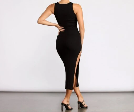 Windsor. Double Take Ribbed Midi Dress -Specialtycookwareus 06005 0656 2