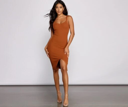 Windsor. Better In Basics Ribbed Knit Sweater Dress -Specialtycookwareus 06005 0865 4