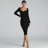 Windsor. Sweetest Frame Long Sleeve Midi Dress -Specialtycookwareus 06005 1179 1