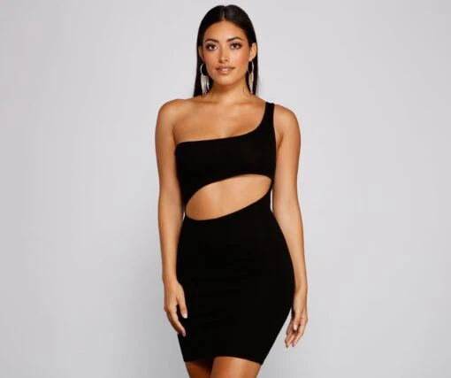 Windsor. Cut Above The Rest Ribbed Knit Mini Dress -Specialtycookwareus 06005 1212 4