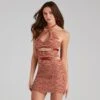 Windsor. Stylish Stunner Striped Halter Short Dress -Specialtycookwareus 06005 1231 2 3263454a d464 4029 8c01 b500d676ec18