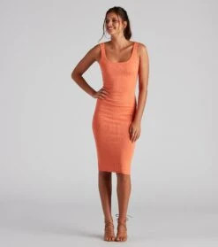 Windsor. Taking The Plunge Scoop Neck Midi Dress -Specialtycookwareus 06005 1237 1