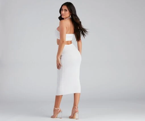 Windsor. Tropic Like It's Hot Halter Midi Dress -Specialtycookwareus 06005 1306 2