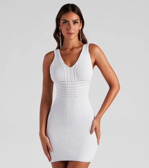 Windsor. Getaway Vibes Mini Sweater Dress -Specialtycookwareus 06005 1425 1 1
