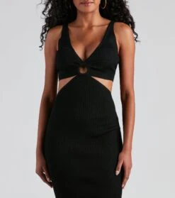 Windsor. Feel The Heat V-Neck Midi Dress -Specialtycookwareus 06005 1447 4