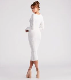 Windsor. Pearl-Fect Pick Sweater Maxi Dress -Specialtycookwareus 06005 1525 2