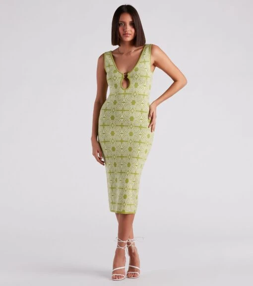 Windsor. Weekend Getaway Midi Sweater Dress -Specialtycookwareus 06005 1643 1