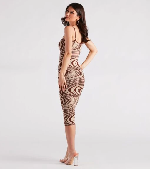 Windsor. Nail The Trend Swirl Print Sweater Dress -Specialtycookwareus 06005 1670 2