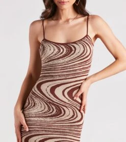 Windsor. Nail The Trend Swirl Print Sweater Dress -Specialtycookwareus 06005 1670 4