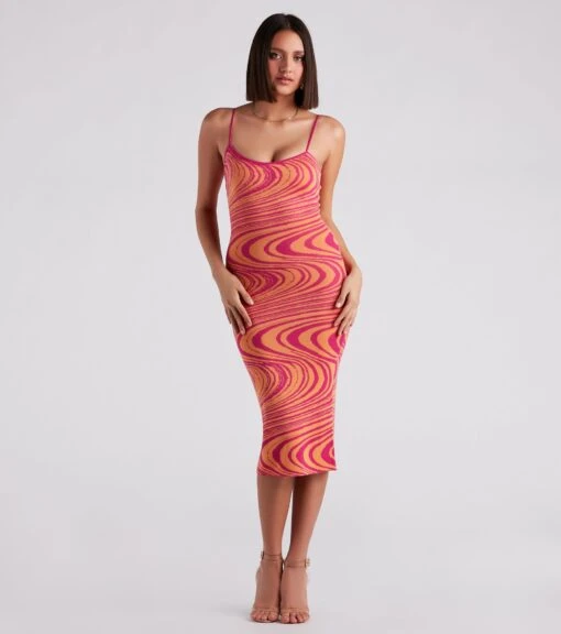 Windsor. Nail The Trend Swirl Print Sweater Dress -Specialtycookwareus 06005 1671 1