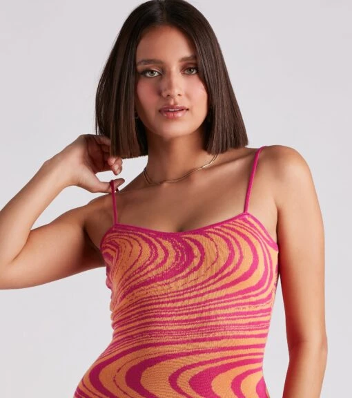 Windsor. Nail The Trend Swirl Print Sweater Dress -Specialtycookwareus 06005 1671 4
