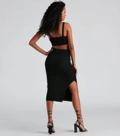 Windsor. Feel The Heat V-Neck Midi Dress -Specialtycookwareus 06005 1687 3