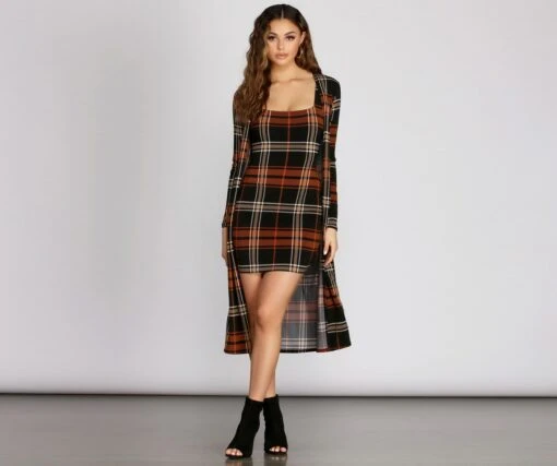 Windsor. Precious In Plaid Duster -Specialtycookwareus 06202 0057 4 8a7ebca8 2d19 4950 bd06 d2fec0267fb5