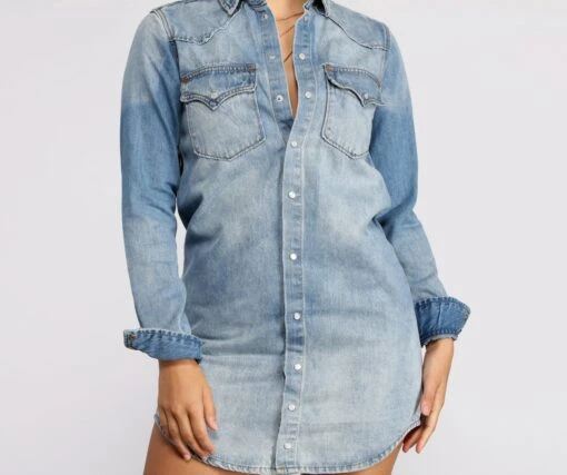Windsor. Look At Her Denim Tunic -Specialtycookwareus 06203 0060 4