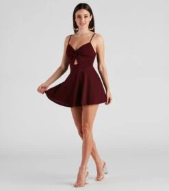Windsor. Trendy Twist-Front Skater Romper -Specialtycookwareus 06503 1006 3