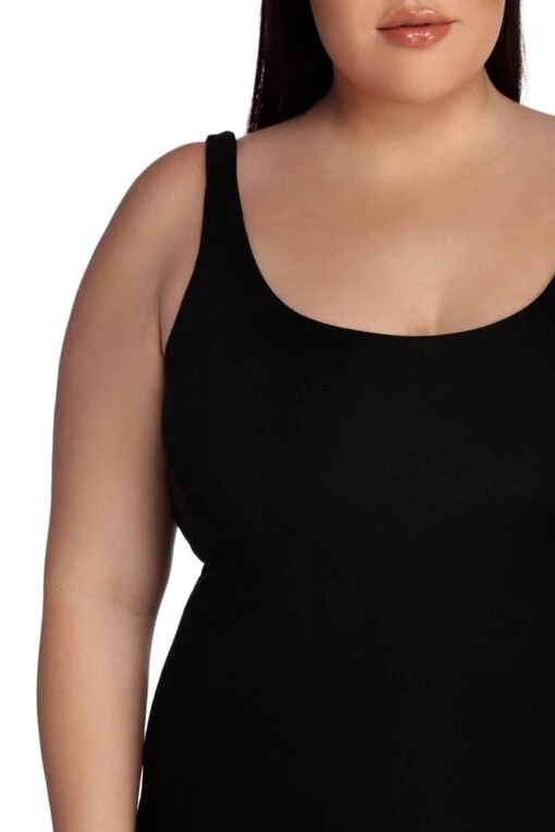 Windsor. Plus Basic Essentials Midi Dress -Specialtycookwareus 15102 0020 3